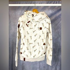 Naketano Hoodie women’s M seahorse motive